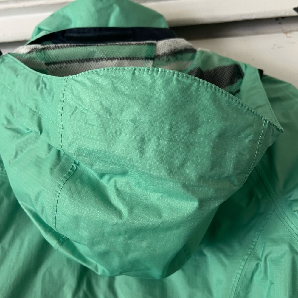 The North Face Mint Green Hyvent Outdoor Rain Jacket Small - Picture 9 of 11